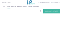 Tablet Screenshot of inpatent.com